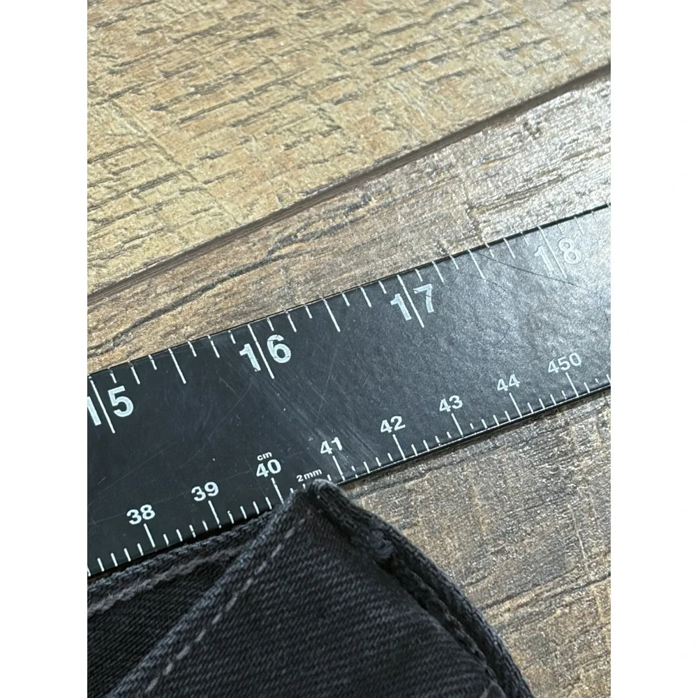 Vintage Levi's 501‎ Jeans 32x30 Black Denim Straight Fit Button Fly